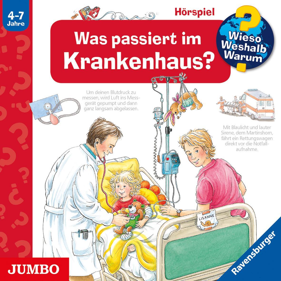 Cover: 9783833727054 | Wieso? Weshalb? Warum? Was passiert im Krankenhaus? | Audio-CD | 2011