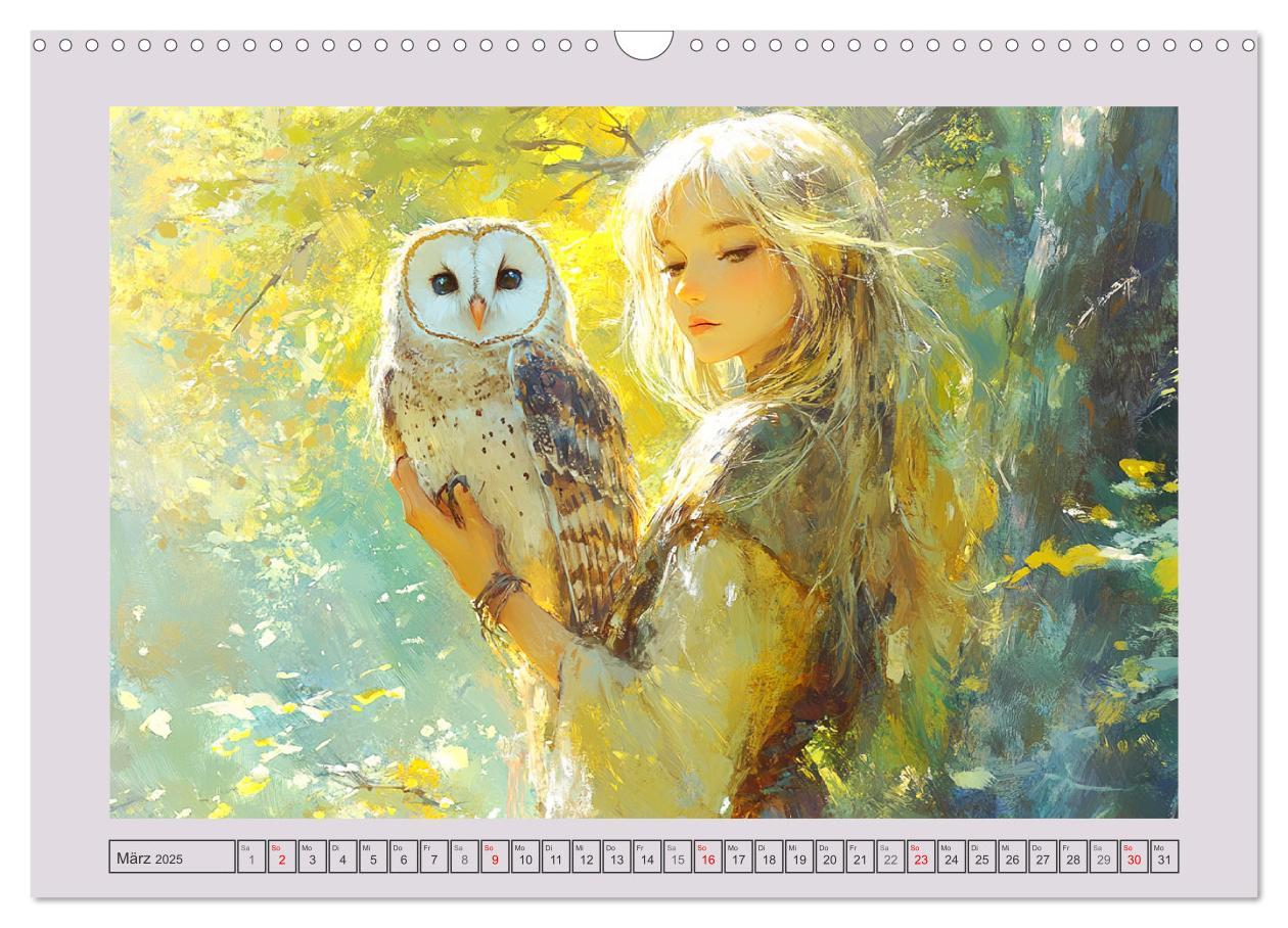 Bild: 9783457193952 | Traumwelten. Mangas mit magischen Begegnungen (Wandkalender 2025...