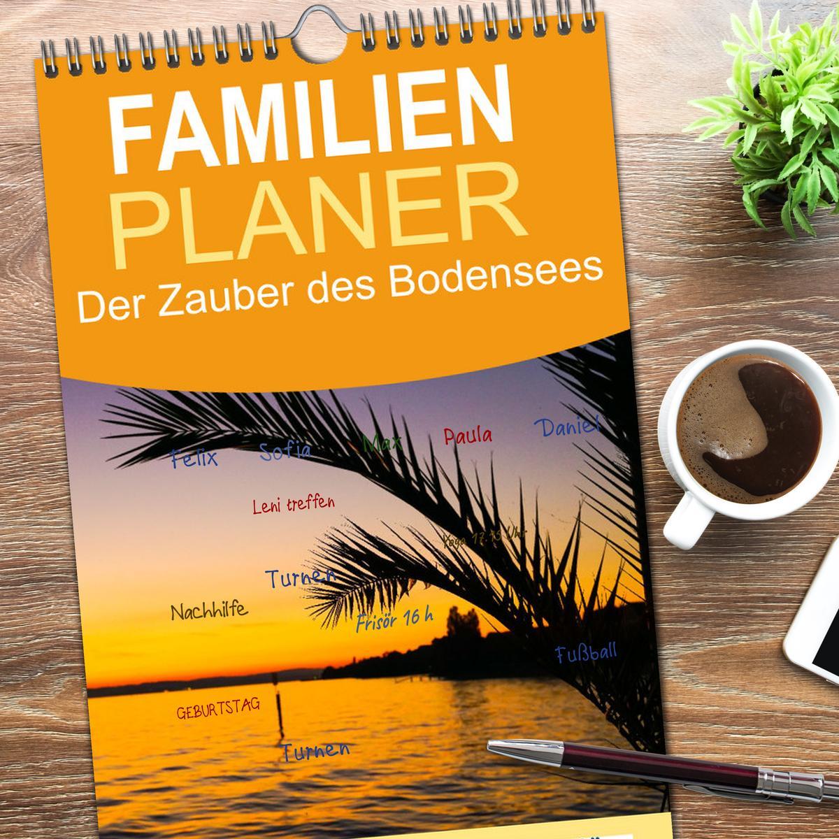 Bild: 9783457102954 | Familienplaner 2025 - Der Zauber des Bodensees mit 5 Spalten...