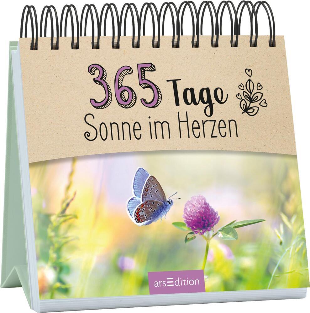 Cover: 9783845847221 | 365 Tage Sonne im Herzen | Taschenbuch | Spiralbindung, Aufsteller