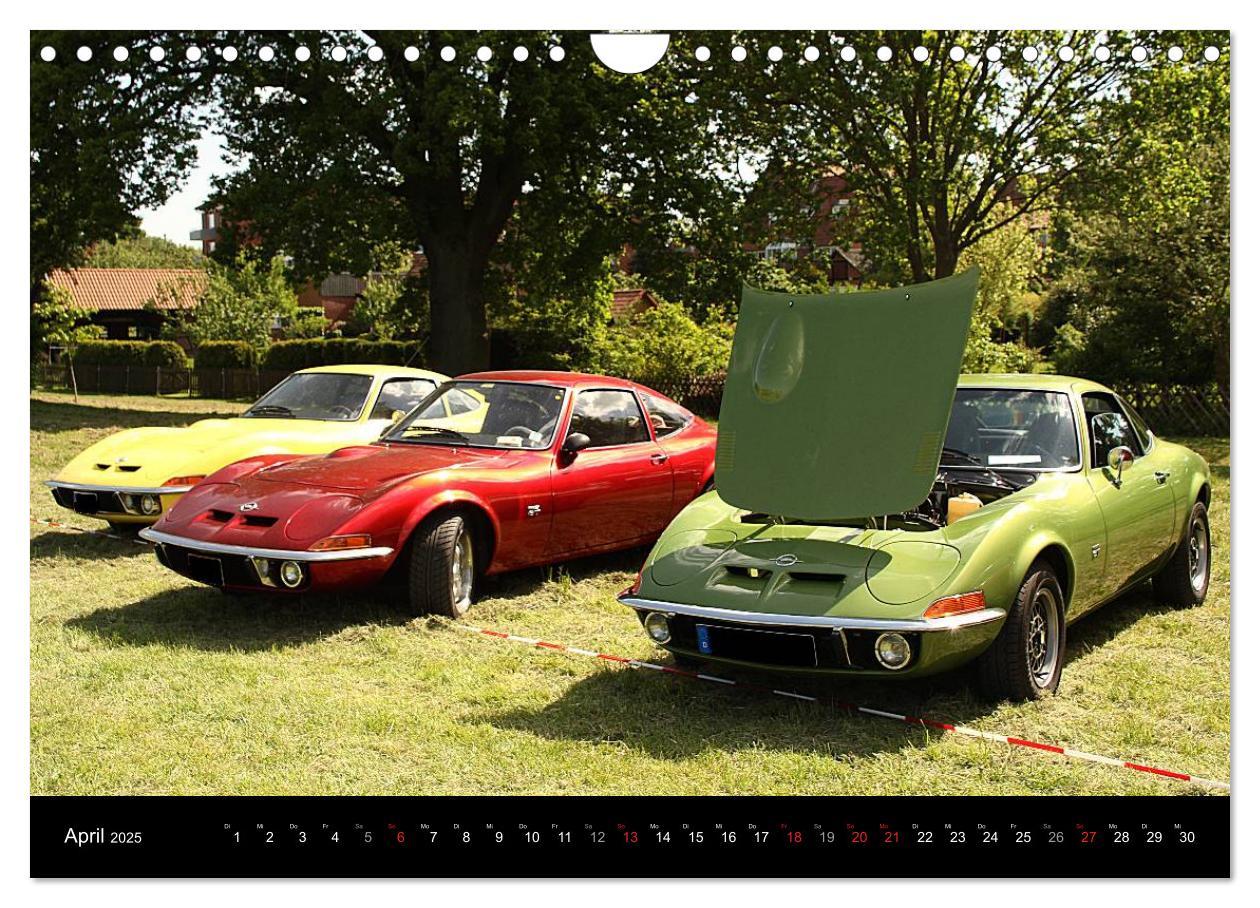 Bild: 9783435726707 | Opel GT Der Kalender (Wandkalender 2025 DIN A4 quer), CALVENDO...