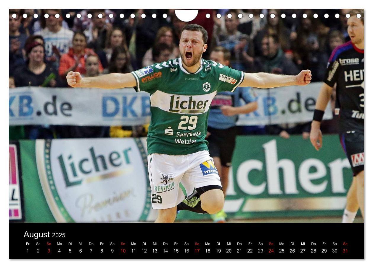 Bild: 9783435537181 | Handball Bundesliga - HSG Wetzlar (Wandkalender 2025 DIN A4 quer),...