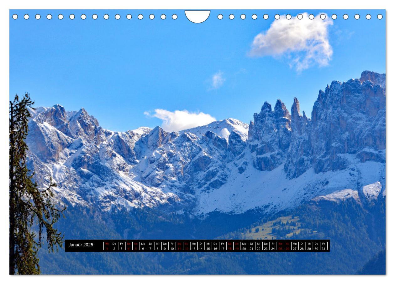 Bild: 9783435072392 | Dolomiten - Latemar und Rosengarten (Wandkalender 2025 DIN A4...