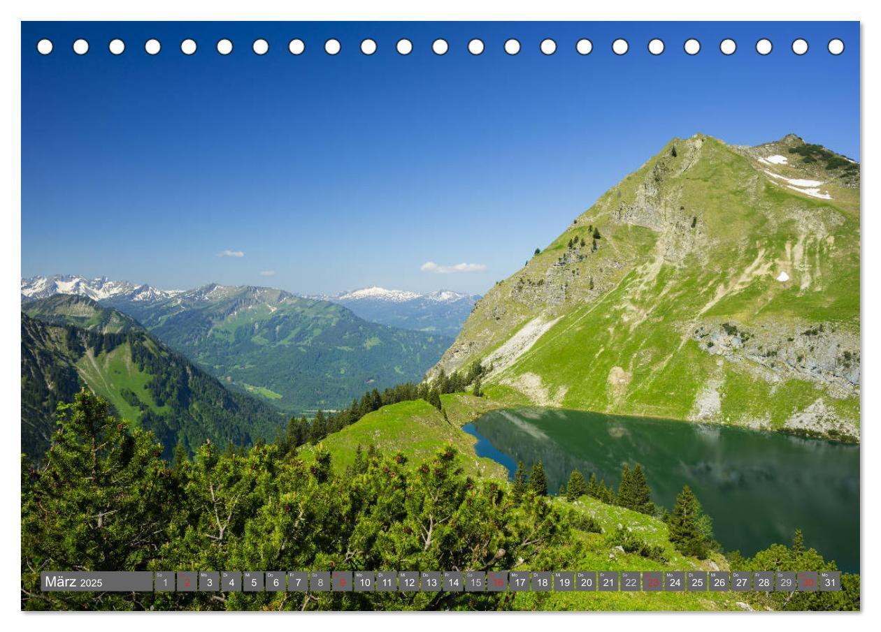 Bild: 9783435493258 | Wanderziele rund um Oberstdorf (Tischkalender 2025 DIN A5 quer),...