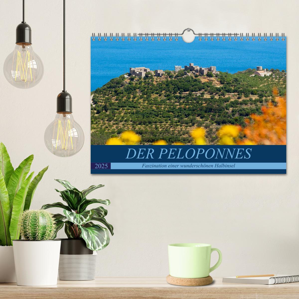 Bild: 9783435360734 | DER PELOPONNES (Wandkalender 2025 DIN A4 quer), CALVENDO...