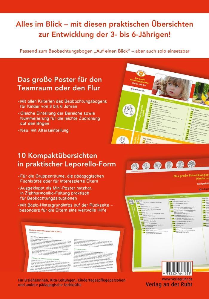 Bild: 9783834641953 | Das große Entwicklungsposter - Kinder von 3-6 | Schlaaf-Kirschner