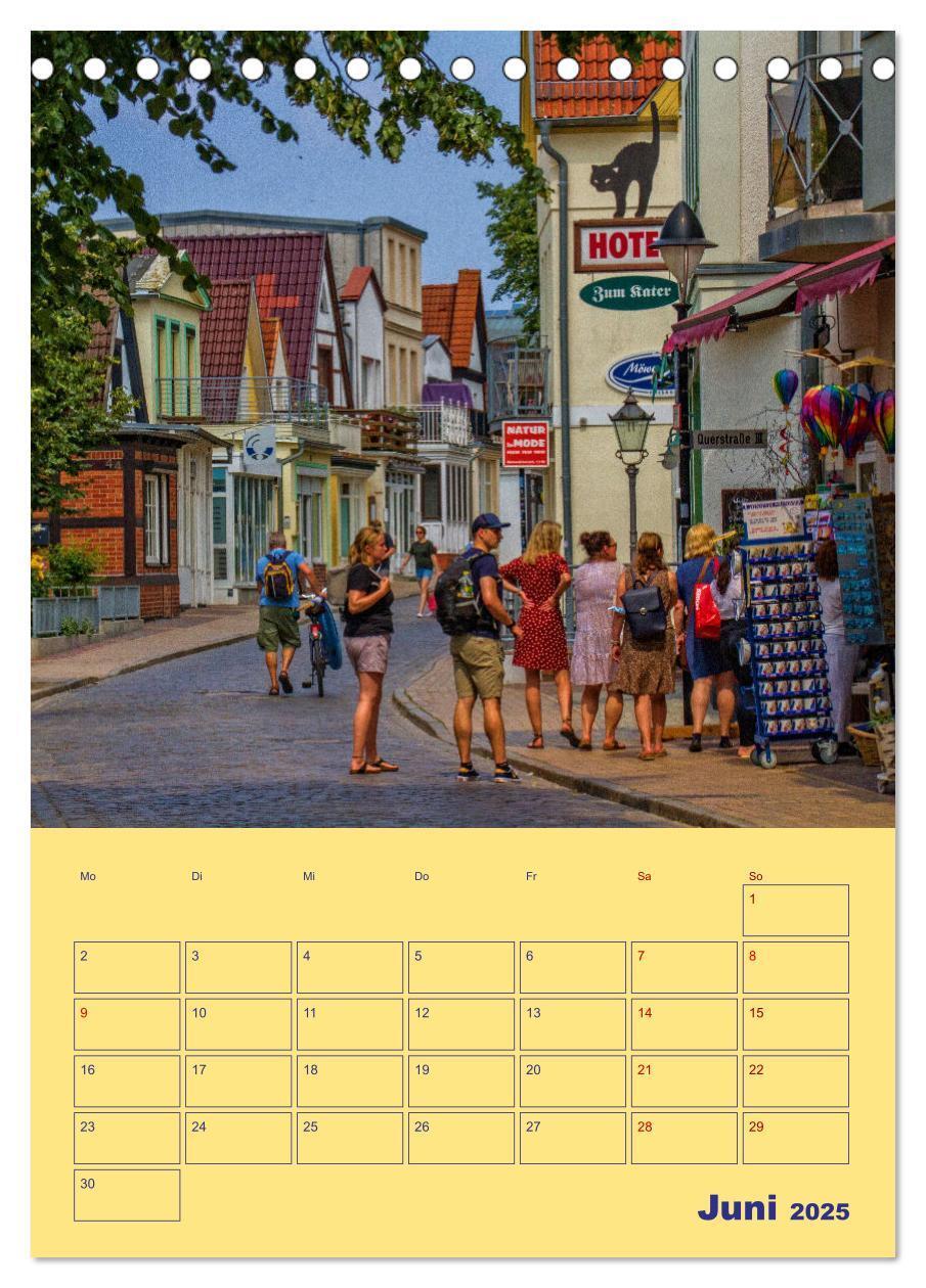 Bild: 9783435876594 | Sehnsuchtsort Warnemünde (Tischkalender 2025 DIN A5 hoch), CALVENDO...