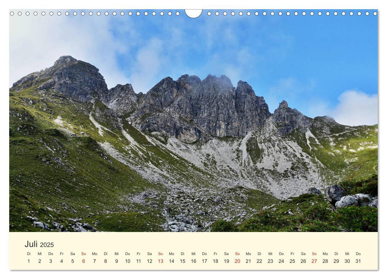 Bild: 9783435192076 | Wanderglück im Allgäu (Wandkalender 2025 DIN A3 quer), CALVENDO...