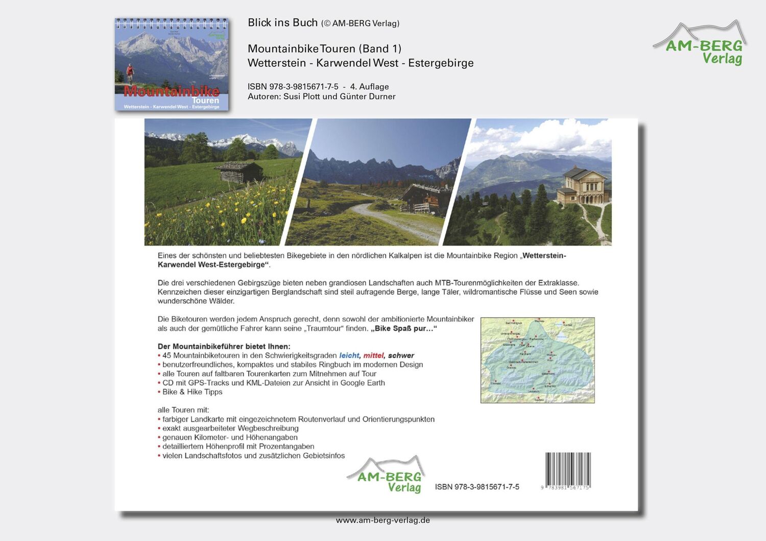 Bild: 9783981567175 | Mountainbike Touren Wetterstein - Karwendel West - Estergebirge | Buch