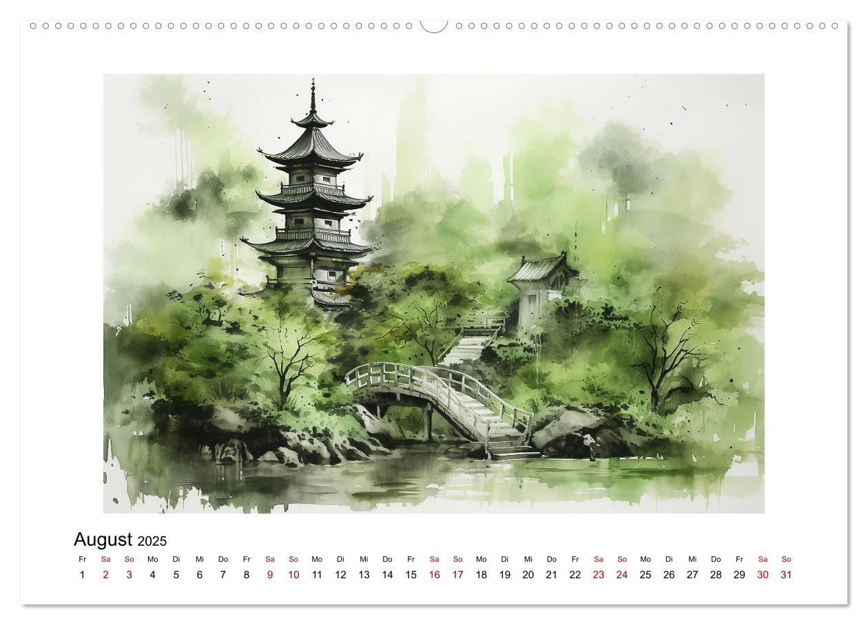 Bild: 9783383794766 | Heiwa - Friedliche Aquarelle im japanischen Stil (hochwertiger...