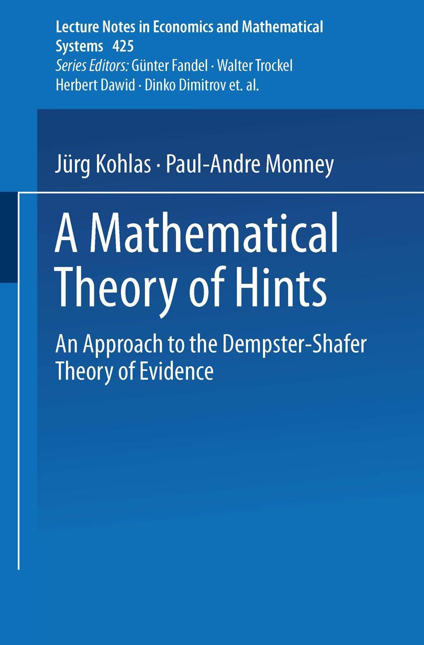 Cover: 9783540591764 | A Mathematical Theory of Hints | Paul-Andre Monney (u. a.) | Buch