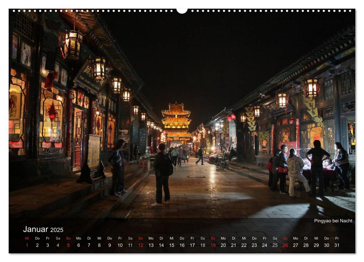 Bild: 9783435720378 | Erlebe China (Wandkalender 2025 DIN A2 quer), CALVENDO Monatskalender