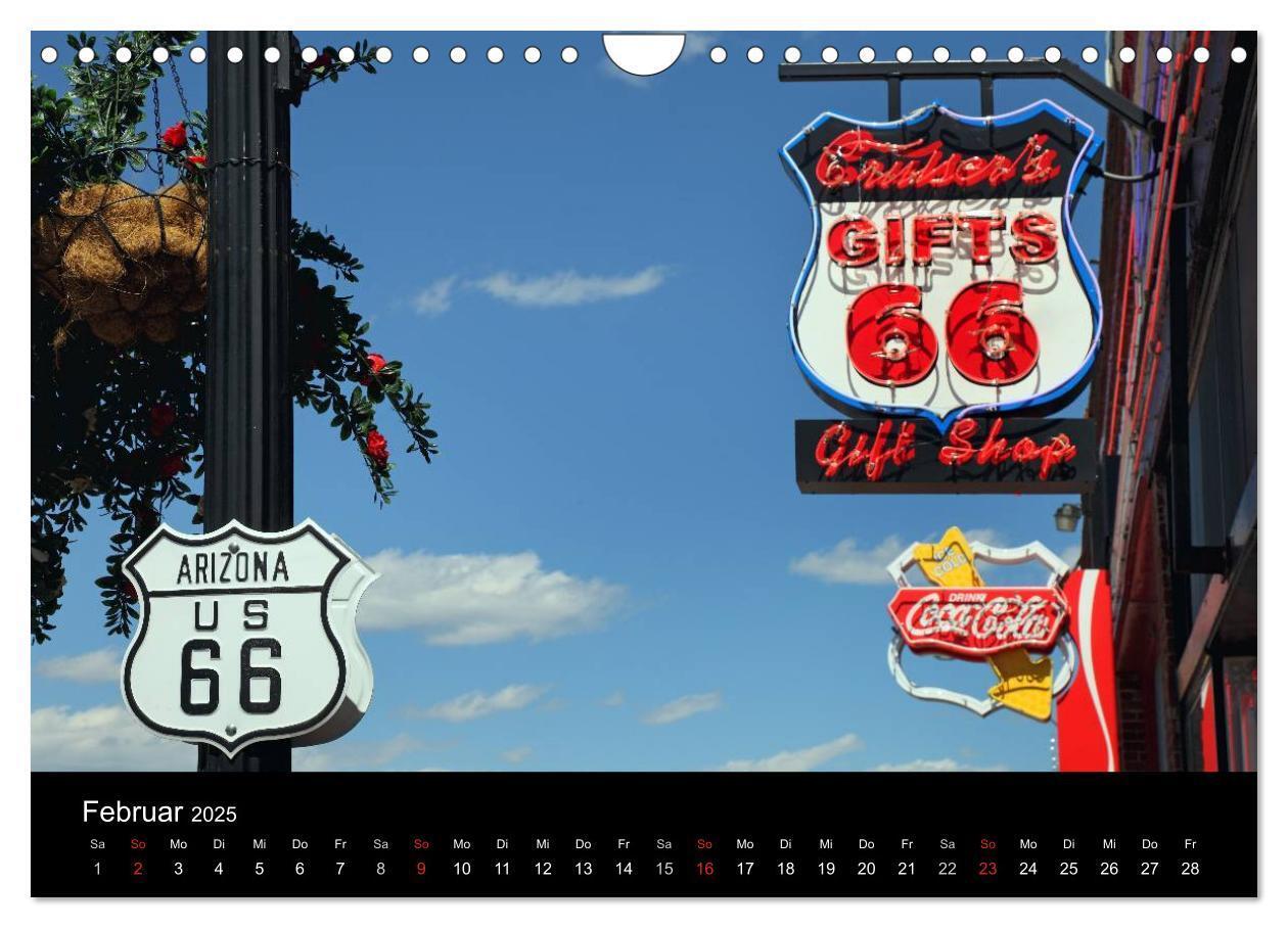 Bild: 9783435791767 | Route 66 im Südwesten (Wandkalender 2025 DIN A4 quer), CALVENDO...