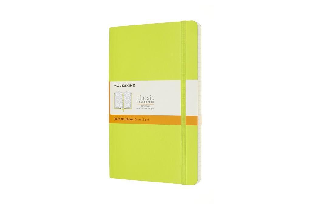 Cover: 8056420850994 | Moleskine Notizbuch Large/A5, Liniert, Weicher Einband, Limetten Grün