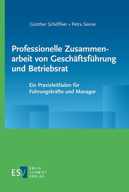 Cover: 9783503200221 | Professionelle Zusammenarbeit von Geschäftsführung und Betriebsrat