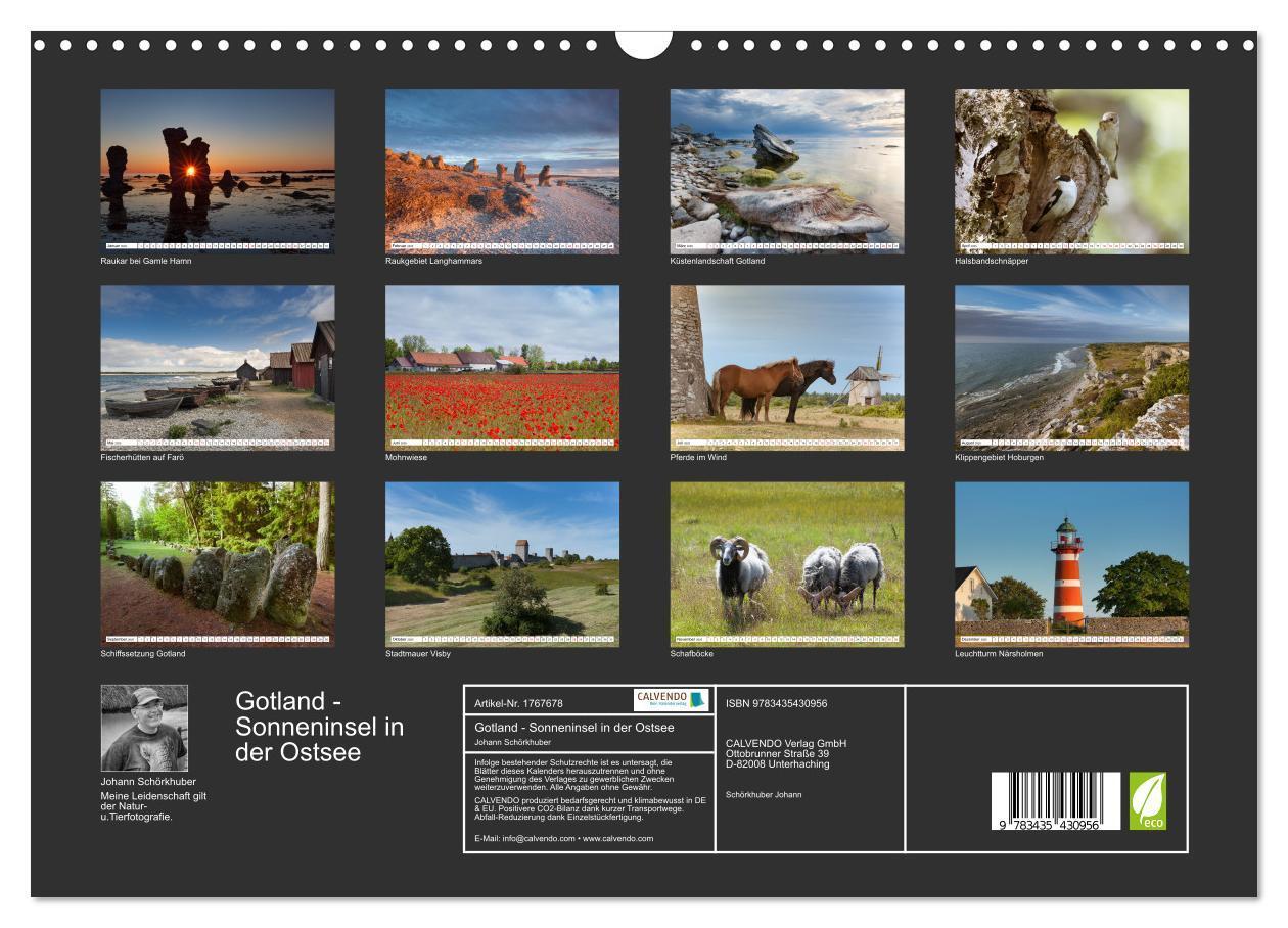 Bild: 9783435430956 | Gotland - Sonneninsel in der Ostsee (Wandkalender 2025 DIN A3...