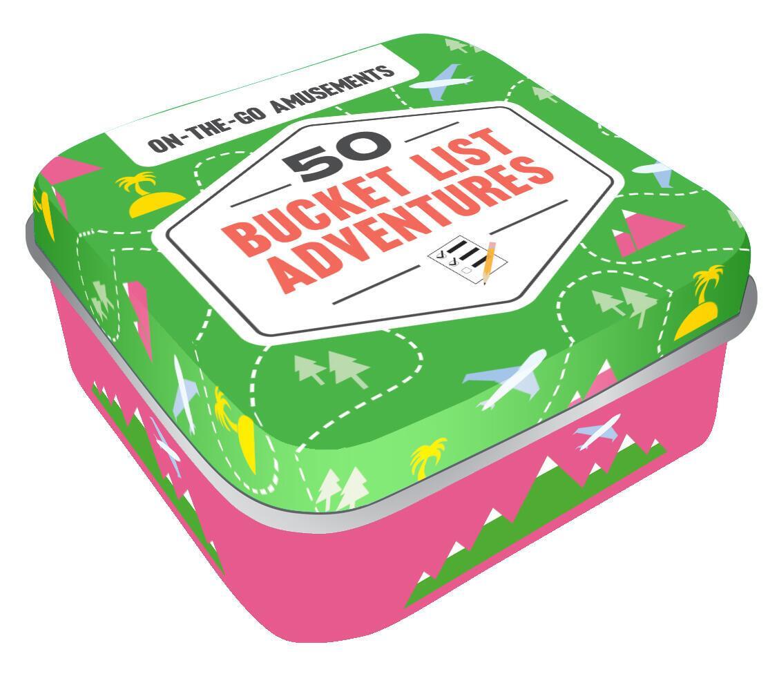 Cover: 9781797228327 | On-The-Go Amusements: 50 Bucket List Adventures | Books | Box | 2024