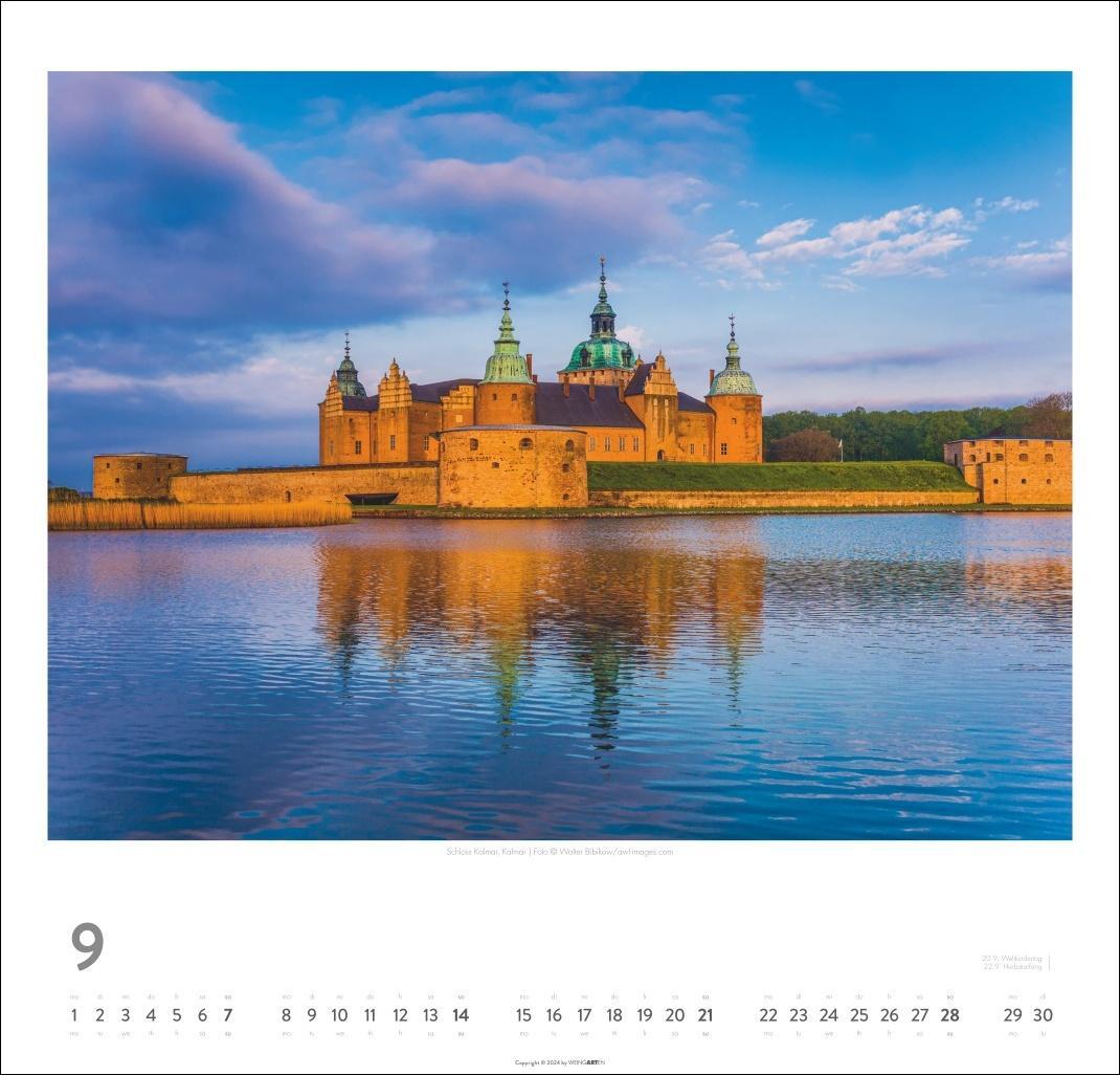 Bild: 9783839900727 | Schweden Kalender 2025 - Licht und Wasser | Kalender | Spiralbindung