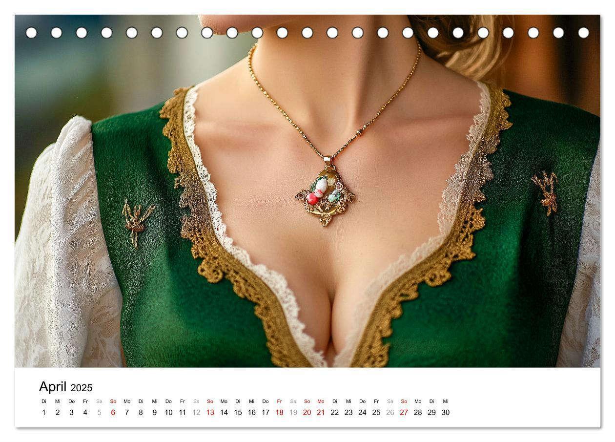 Bild: 9783457208168 | Dirndl Dekollete Kalender ¿ Traditionelle Tracht und bayerische...