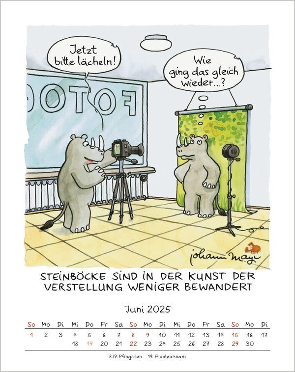 Bild: 9783731876595 | Steinbock 2025 | Korsch Verlag | Kalender | Spiralbindung | 13 S.