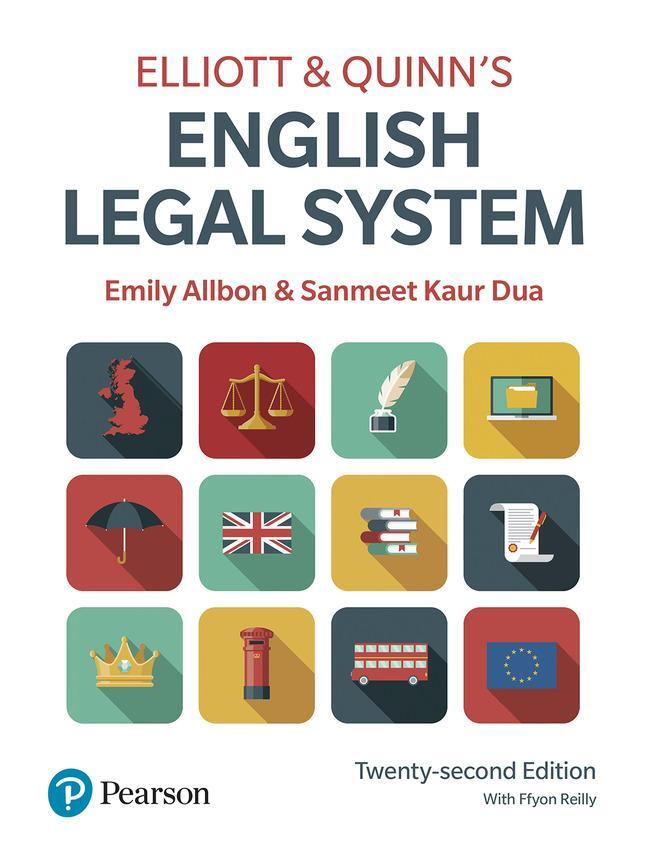 Cover: 9781292439013 | Elliott &amp; Quinn's English Legal System | Emily Allbon (u. a.) | Buch