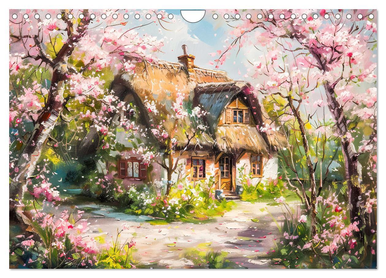 Bild: 9783435241798 | Kleine Cottages - Romantische Fantasiehäuschen (Wandkalender 2025...