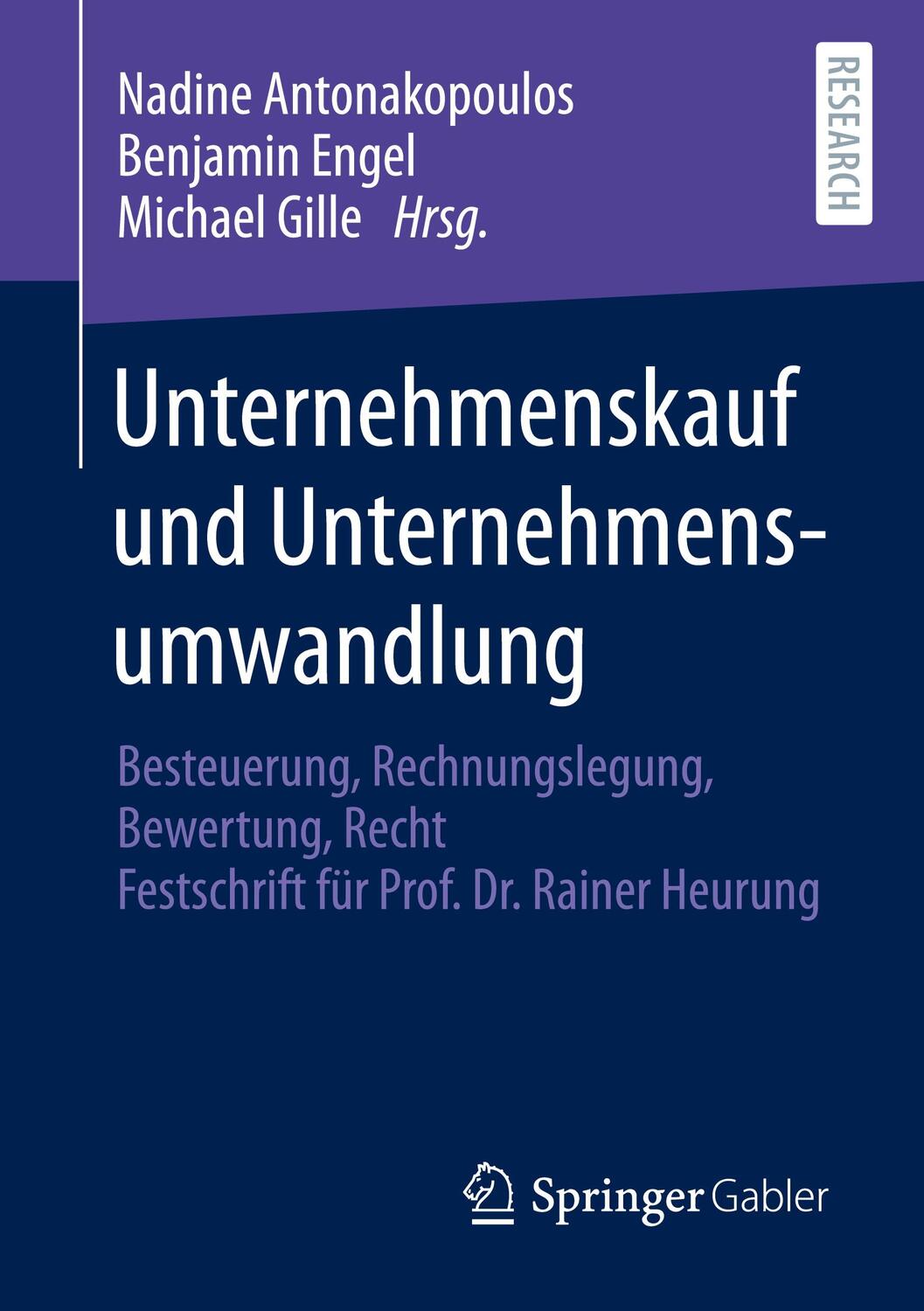 Cover: 9783658341374 | Unternehmenskauf und Unternehmensumwandlung | Antonakopoulos (u. a.)