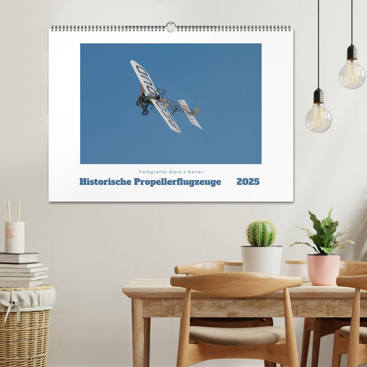 Bild: 9783435423903 | Historische Propellerflugzeuge 2025 (Wandkalender 2025 DIN A2...