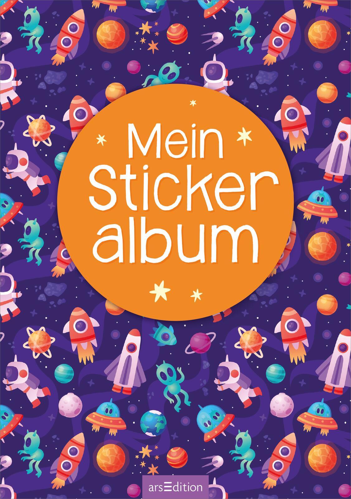 Bild: 4014489134855 | Mein Stickeralbum - Weltall | Taschenbuch | Stickeralbum | 24 S.