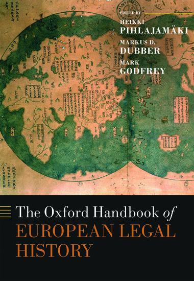 Cover: 9780198785521 | The Oxford Handbook of European Legal History | Pihlajamaki (u. a.)