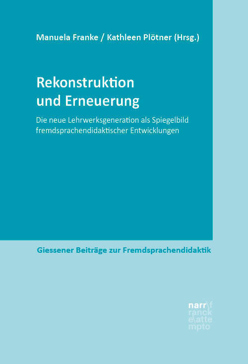 Cover: 9783823385530 | Rekonstruktion und Erneuerung | Manuela Franke (u. a.) | Taschenbuch