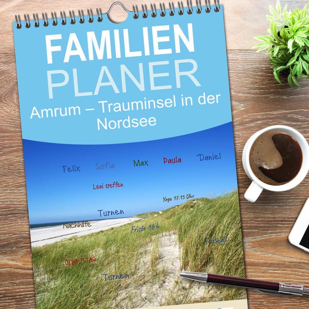 Bild: 9783457118115 | Familienplaner 2025 - Amrum ¿ Trauminsel in der Nordsee mit 5...