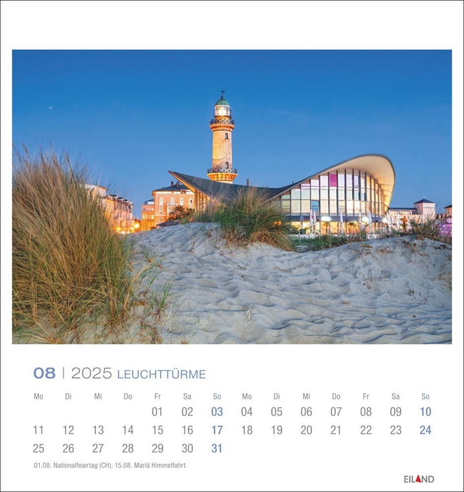 Bild: 9783964023278 | Leuchttürme Postkartenkalender 2025 - An der Nord- und Ostseeküste