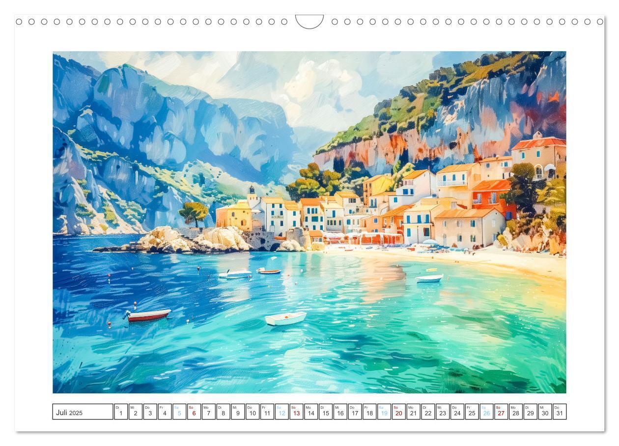 Bild: 9783383809699 | Mediterrane Landschaften (Wandkalender 2025 DIN A3 quer), CALVENDO...