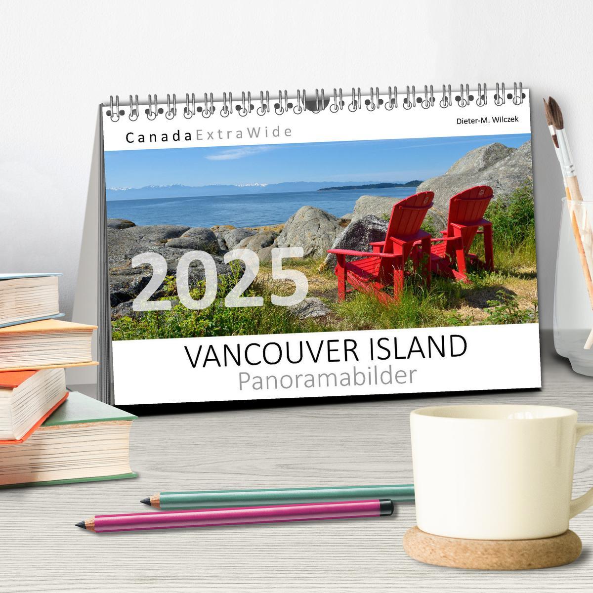 Bild: 9783383791369 | Vancouver Island Panoramabilder (Tischkalender 2025 DIN A5 quer),...