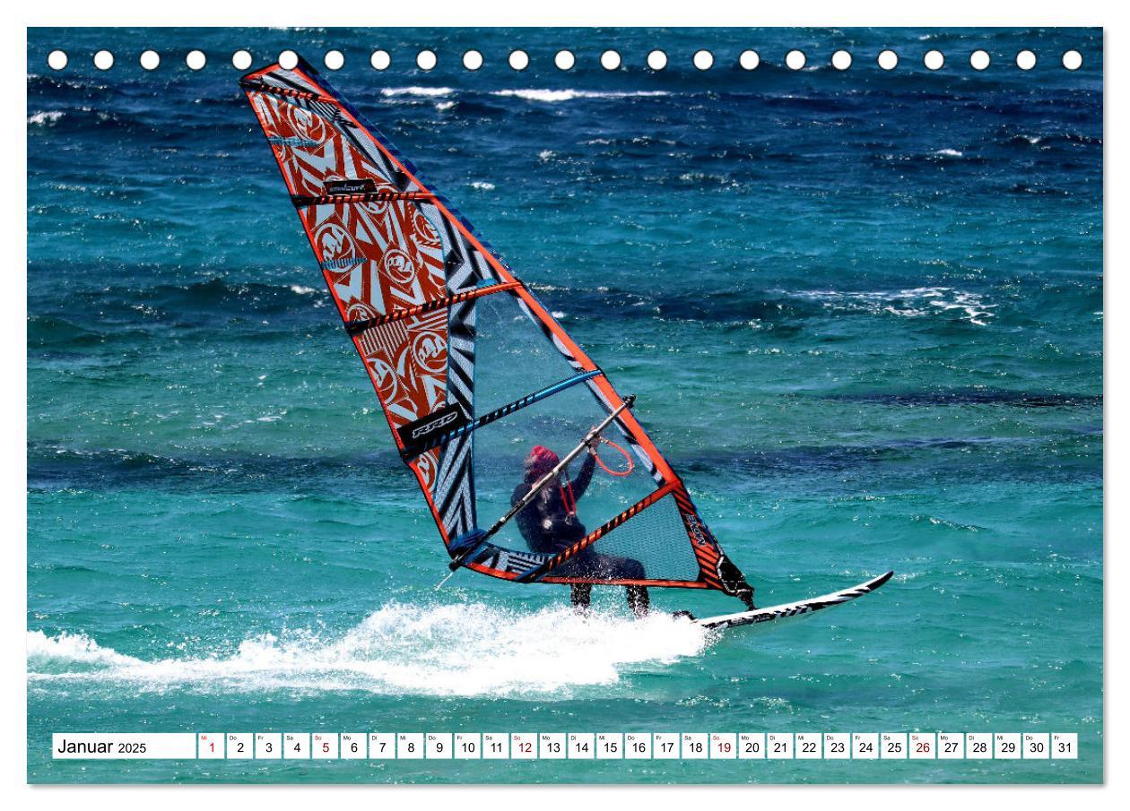 Bild: 9783457147054 | Spektakuläres Wellen- und Windsurfen (Tischkalender 2025 DIN A5...