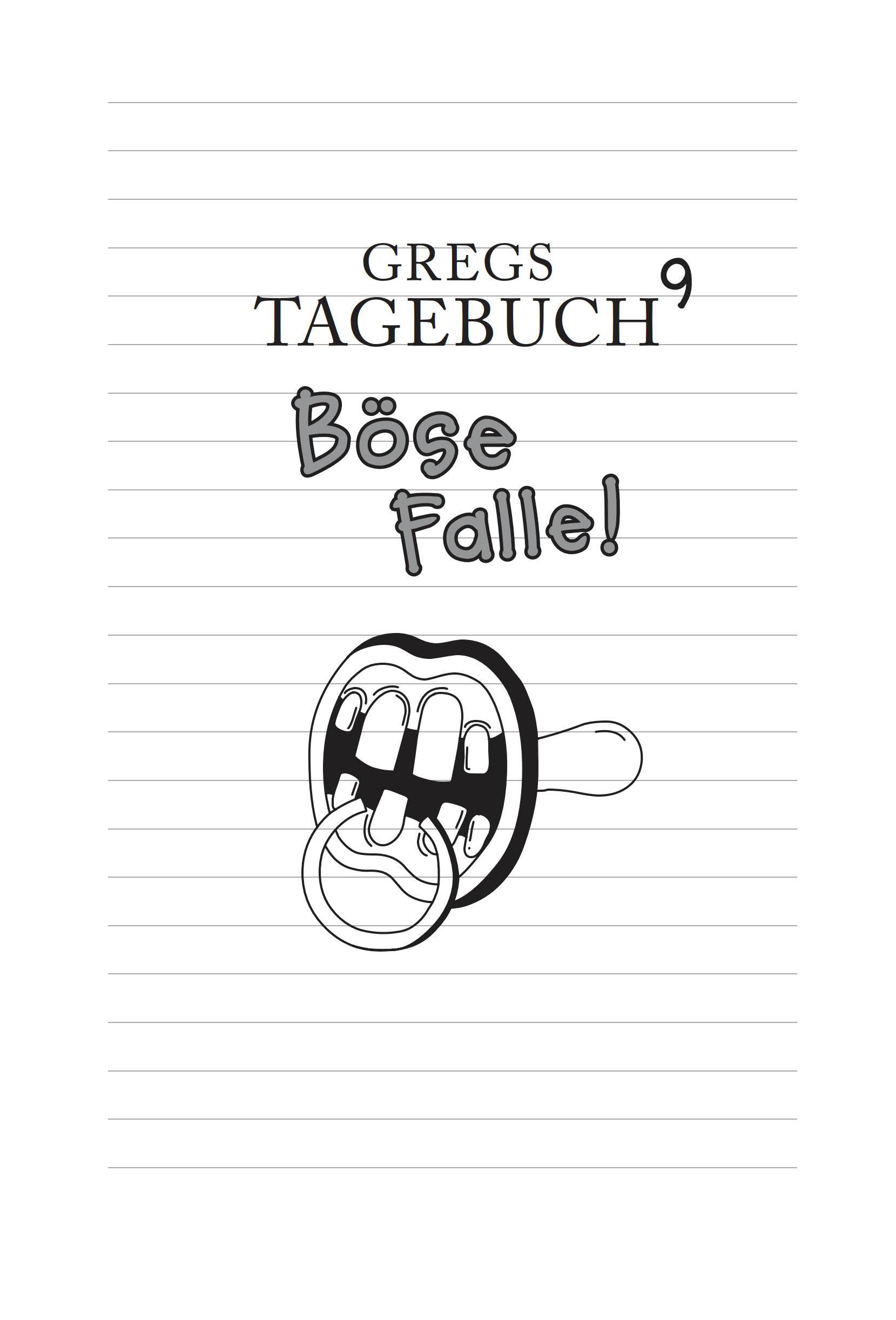 Bild: 9783833910104 | Gregs Tagebuch 9 - Böse Falle! | Jeff Kinney | Taschenbuch | 224 S.