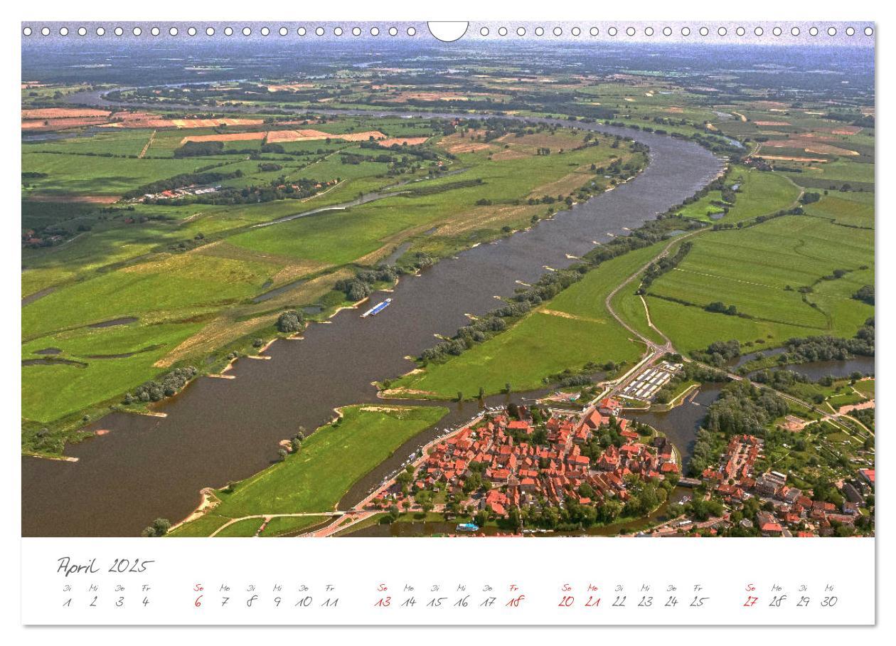 Bild: 9783435194353 | Die Elbe Impressionen (Wandkalender 2025 DIN A3 quer), CALVENDO...