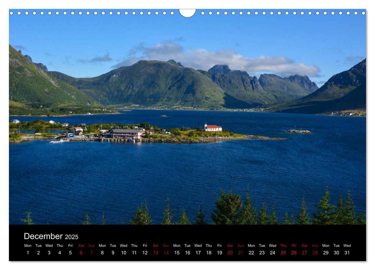 Bild: 9781325949403 | The magical Lofoten Islands (Wall Calendar 2025 DIN A3 landscape),...