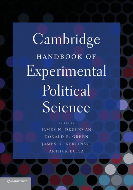 Cover: 9780521174558 | Cambridge Handbook of Experimental Political Science | Taschenbuch