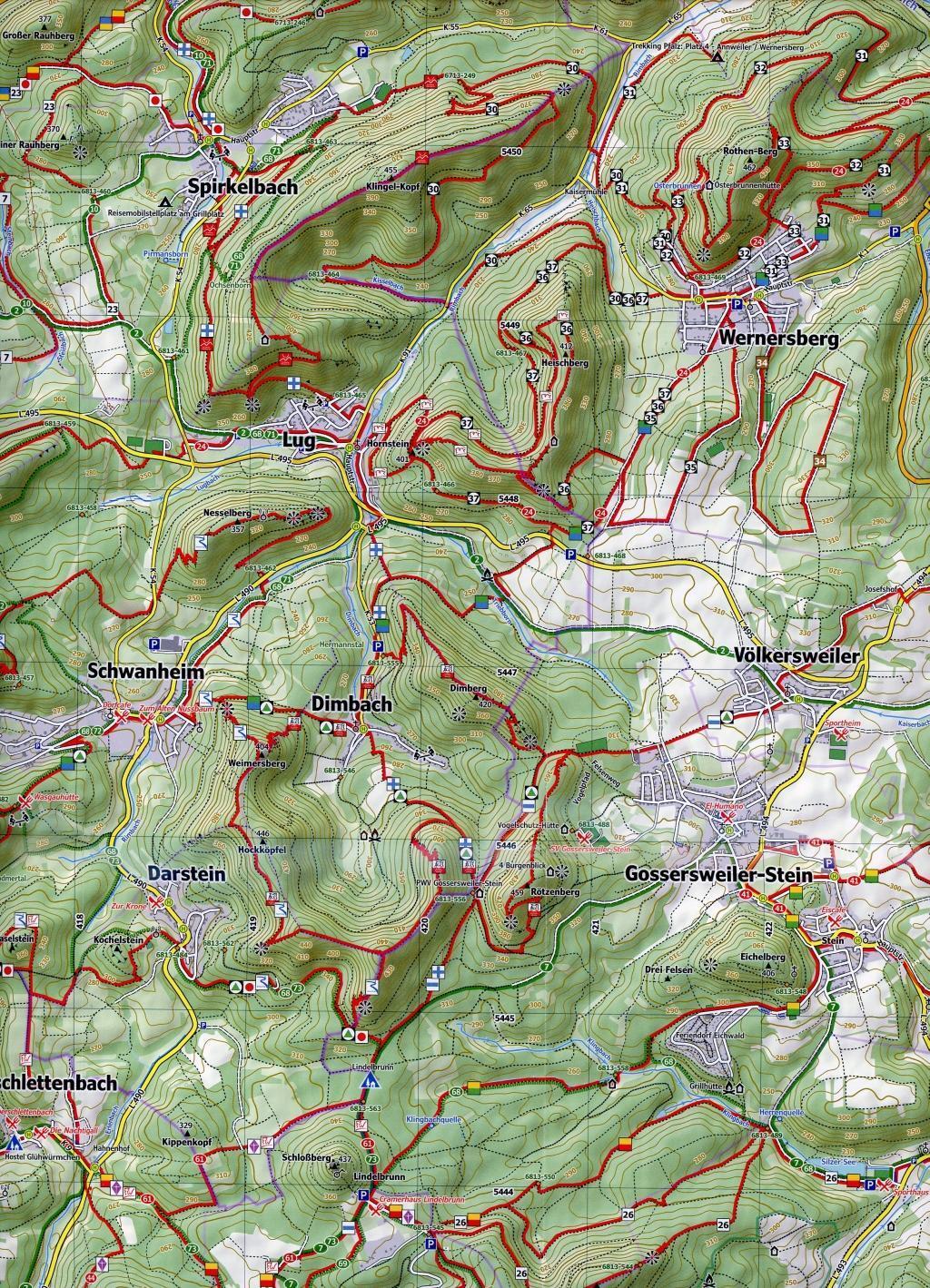 Bild: 9783960991106 | Pfälzerwald 8. Blatt 42-544, 1 : 25 000 | (Land-)Karte | 1 S. | 2019