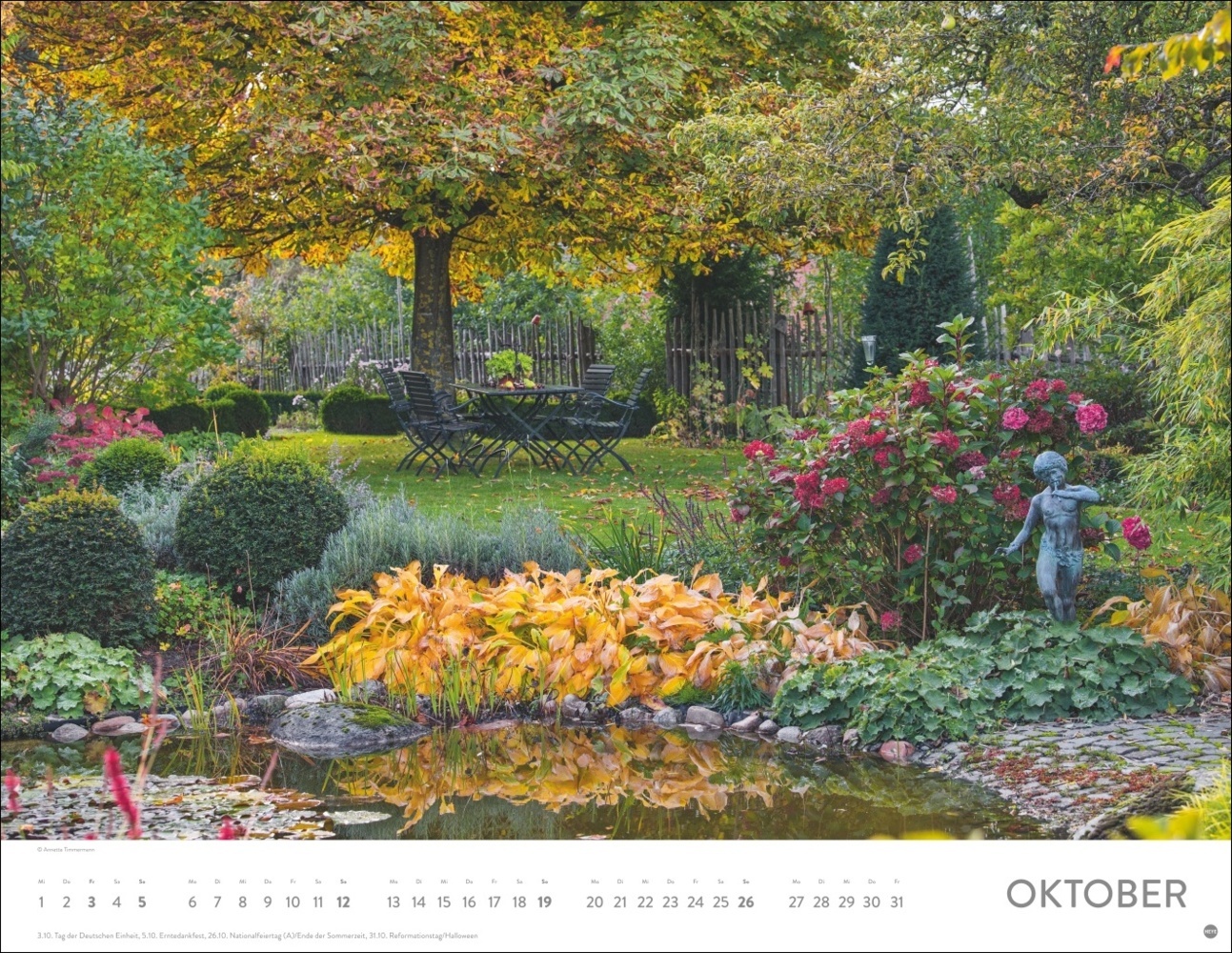 Bild: 9783756405046 | Gartenparadies Posterkalender 2025 | Kalender | Spiralbindung | 14 S.