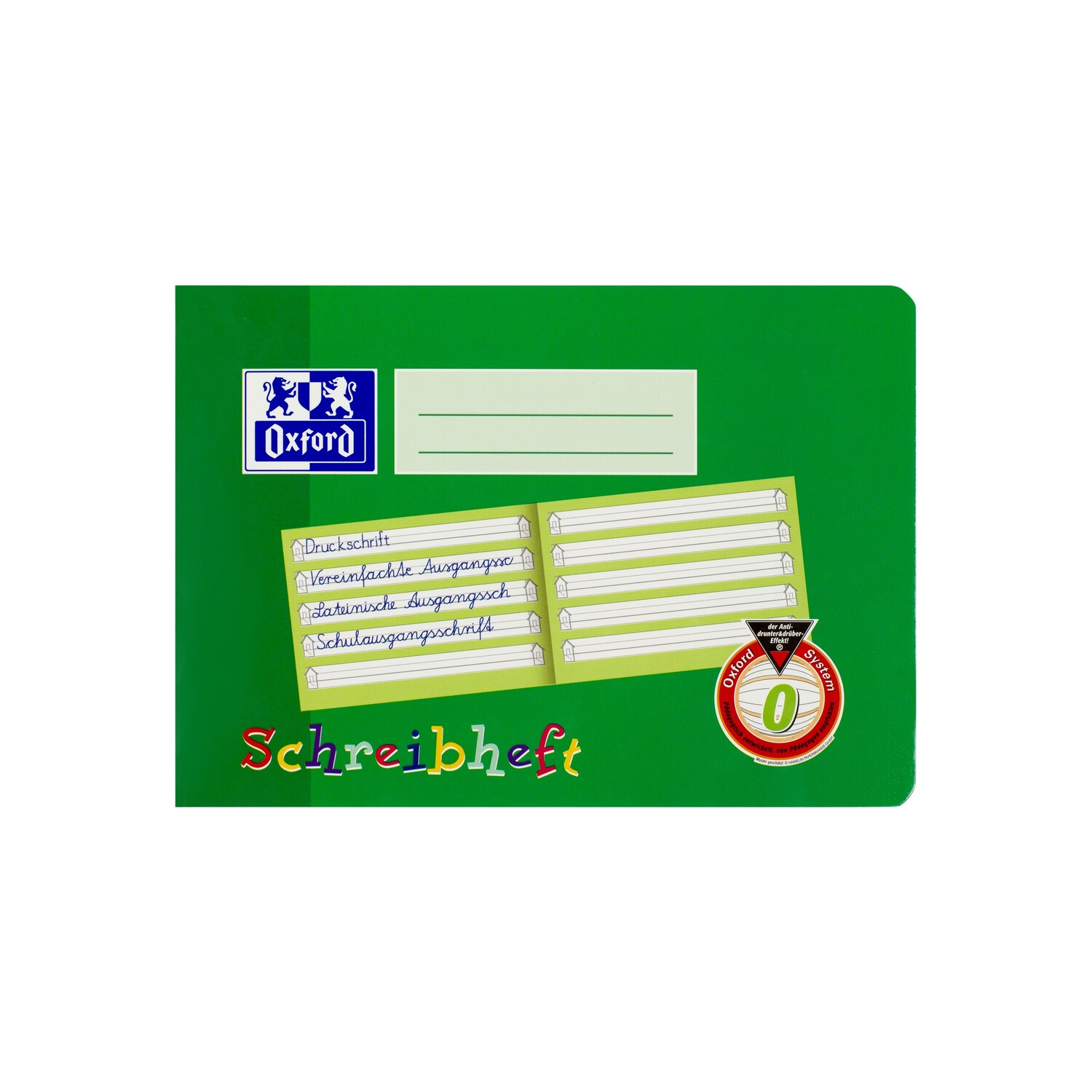 Cover: 4006144582101 | OXFORD Schreibheft A5 quer 16 Blatt Lineatur 0,90 g/m² | 100050100