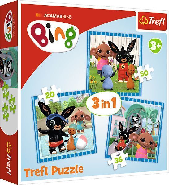 Cover: 5900511348514 | 3 in 1 Puzzle - Bing | Spiel | In Kartonage | 34851 | Deutsch | Trefl