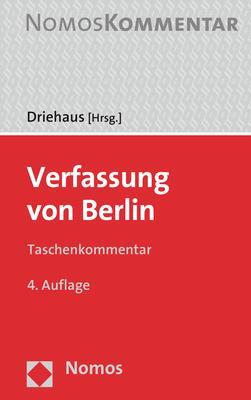 Cover: 9783848755950 | Verfassung von Berlin | Taschenkommentar | Hans-Joachim Driehaus