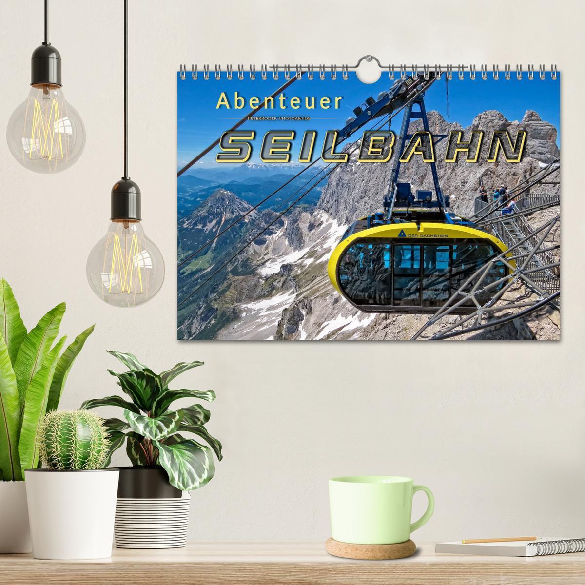 Bild: 9783435361885 | Abenteuer Seilbahn (Wandkalender 2025 DIN A4 quer), CALVENDO...