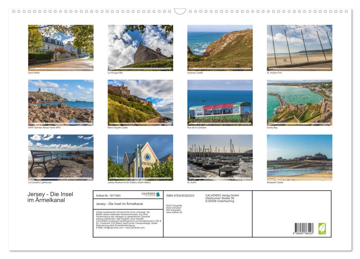 Bild: 9783435363223 | Jersey - Die Insel im Ärmelkanal (Wandkalender 2025 DIN A2 quer),...