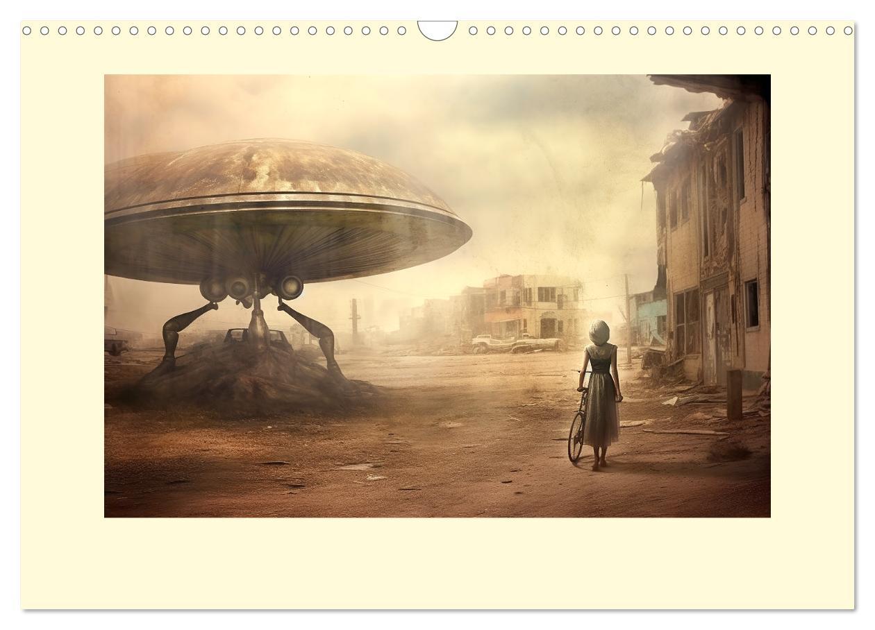 Bild: 9783383844522 | Surreale Alienwelt (Wandkalender 2025 DIN A3 quer), CALVENDO...