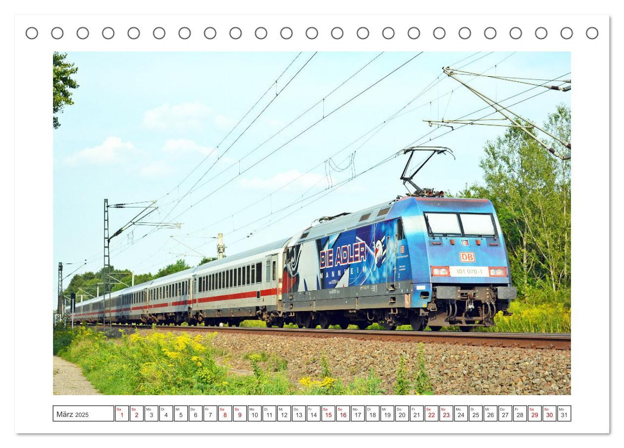 Bild: 9783457176689 | Die Baureihe 101 der Deutschen Bahn (Tischkalender 2025 DIN A5...