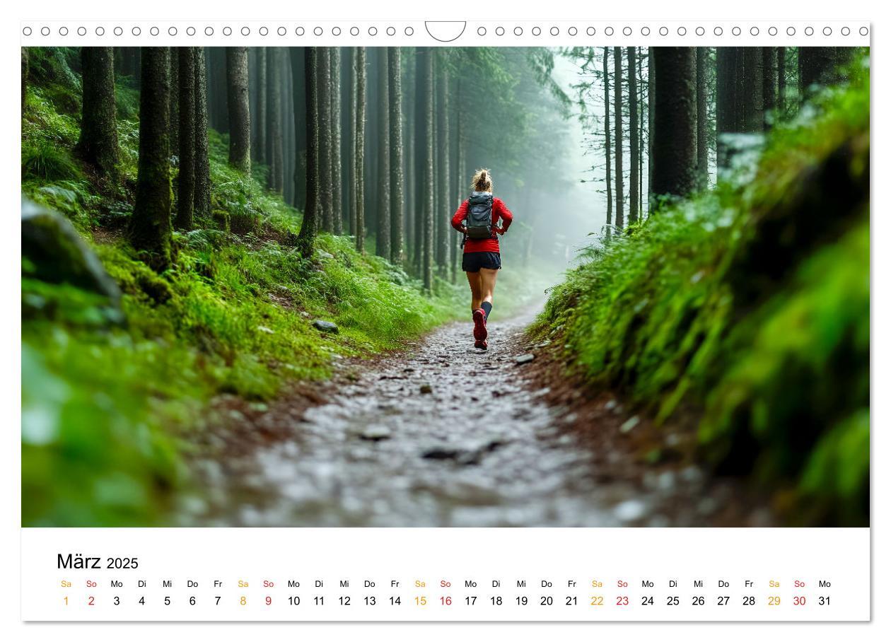 Bild: 9783457234679 | Trailrunning Power (Wandkalender 2025 DIN A3 quer), CALVENDO...